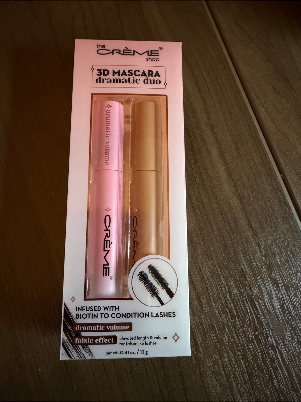 The Crème Shop 3D Mascara Duo - Pink & Gold Volumizing Set